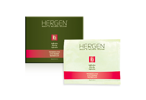 Активная глина для волос и кожи головы HERGEN R3, 10x40г